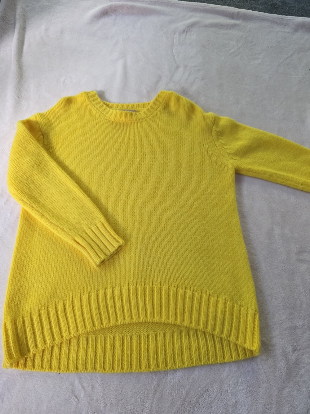 Philosophy Bright Yellow Scoopneck Crew Sweater